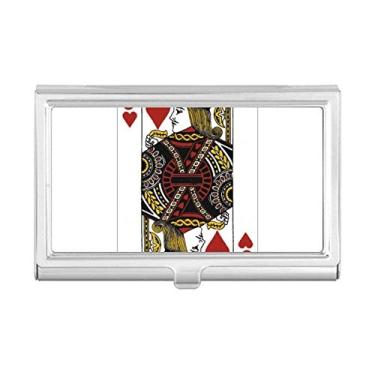 Imagem de Caixa de bolso com estampa de cartas de baralho Heart J