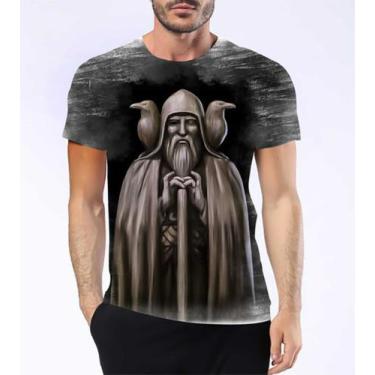 Imagem de Camisa Camiseta Odin Deus Nórdico Asgard Chefe Guerra Hd 5 - Estilo Kr