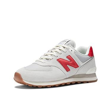 New balance best sale 574 vermelho masculino