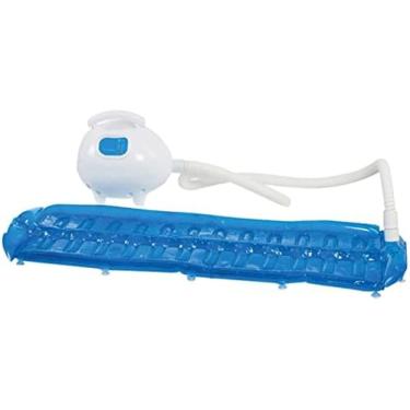 Imagem de Tapete De Massagem Com Bolhas De Banheira, Máquina Motorizada De Dispositivo De Hidroterapia Para Banho De Bolhas Com Bomba De Ar, Banheira À Prova D'água, Spa De Massagem Com Calor Com Mangueira