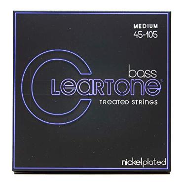 Imagem de Cleartone Cordas de baixo médio (.45-.105) Tom premium, tratadas para longa vida útil