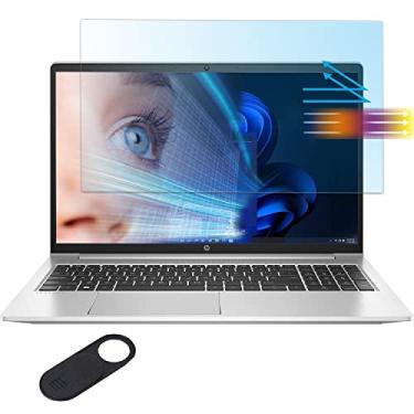 Imagem de MUBUY-GOL Protetor de tela antirbrilho de luz azul para HP ProBook 450 455 650 G6 G7 G8 G9 G10, filtro de tela antiUV com proteção ocular Probook 15,6, antiimpressões digitais, fosco