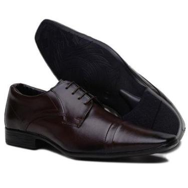 Imagem de Sapato Social Confort Bico Quadrado Masculino Sport Fino-Masculino