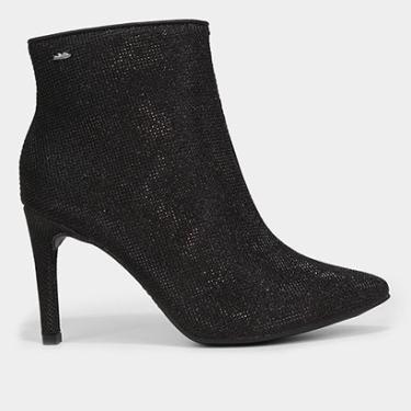 Imagem de Bota Cano Curto Dakota Salto Alto Brilho Feminina-Feminino