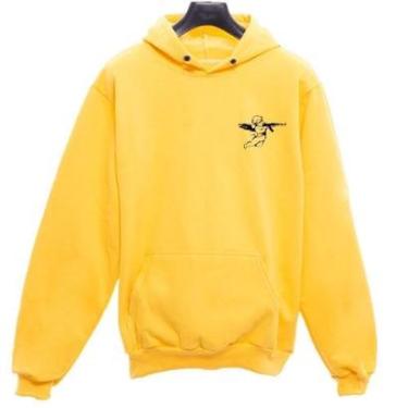 Imagem de Moletom Cangurú Deep Modas Flanelado  Anjo Ak47 Masculino-Masculino