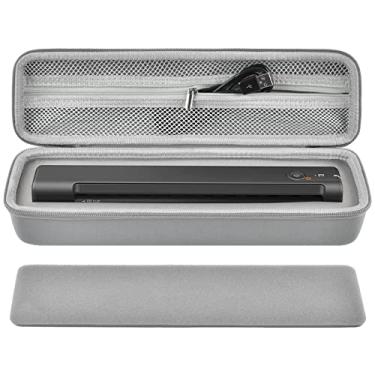 Imagem de ALKOO Capa compatível com Epson Workforce ES-50/ ES-60W/ES-55R/ ES-65WR/ DS-30/ DS-70/ DS-80W Scanner de documentos portátil, armazenamento para scanner Epson para PC e Mac - cinza (apenas caixa)