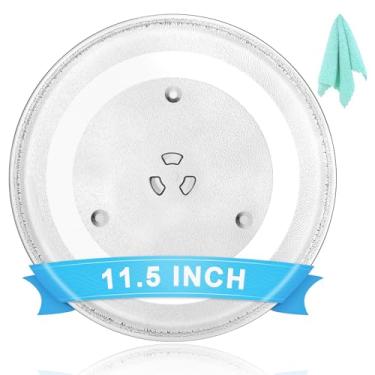 Imagem de Toca-discos de vidro de substituição de placa de micro-ondas universal de 29 cm | Serve para GE, Samsung, LG, Magic Chef, Amana, Toshiba