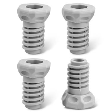 Imagem de Pernas de nivelamento da secadora DC61-03128A (4 peças) para secador Samsung DV2, DV3, DV4, DV5, DVE substituição AP5324682, PS4206963