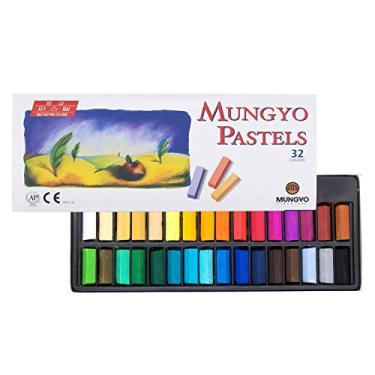 Imagem de MUNGYO Giz quadrado não tóxico, pastel macio, 32 cores
