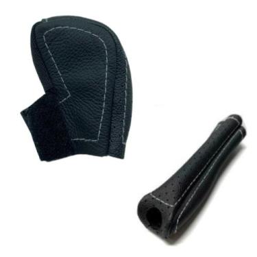 Imagem de Capa Couro Manopla Câmbio Automático e Freio de Mão Corolla 2015 2016 