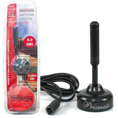 Imagem de Antena digital extena interna hdtv5.0dbi pr2020 - prismatic