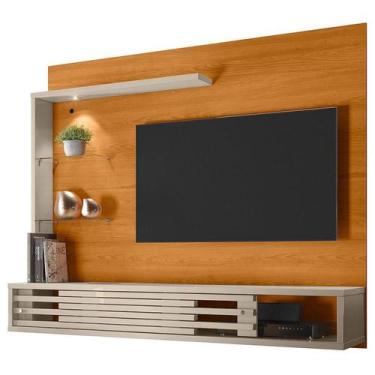 Imagem de Estante Home Theater Suspenso Frizz Select Cinamomo Off White - Madete