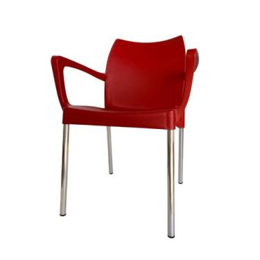 Imagem de Cadeira Poltrona Plástico Sec Line Jardim Área Externa - Injeplastec, 