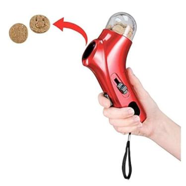 Imagem de 1 peça lançador de petiscos para animais de estimação comida para cães catapulta coisas para cães alimentador de lanche atirador de comida para treinamento de animais de estimação brinquedos interativos para cães