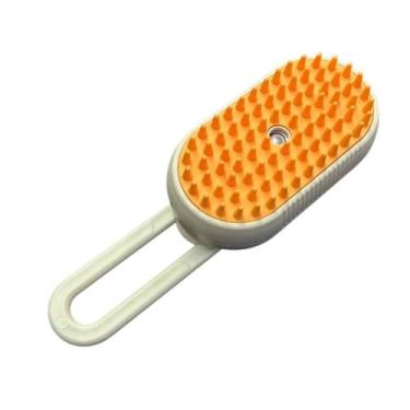 Imagem de Escova Elétrica de Vapor 3 em 1 Para Remoção de Pêlos Massagem Limpeza