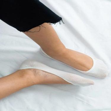 Imagem de Meia Feminina Selene Sapatilha Super Invisivel - 7340003, Branco