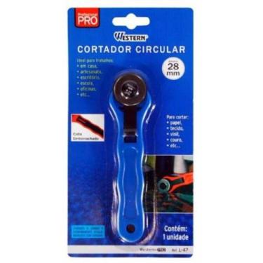 Imagem de Cortador Circular 28mm Para Couro,tecido,papel,vinil Western - Etilux