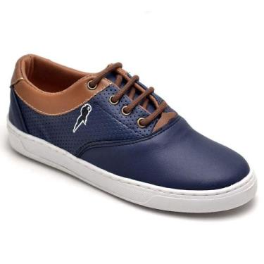 Imagem de Tênis Casual Polo Blu Infantil Masculino, Azul, 35