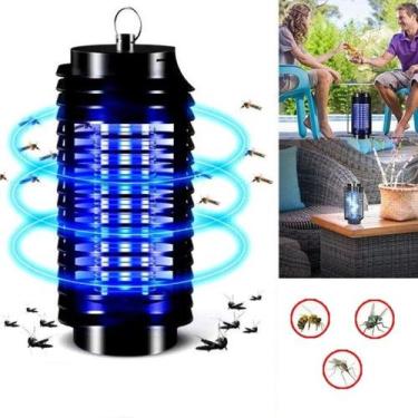 Imagem de Armadilha luminaria elimina insetos Mosquito Luz ultravioleta - ZEM