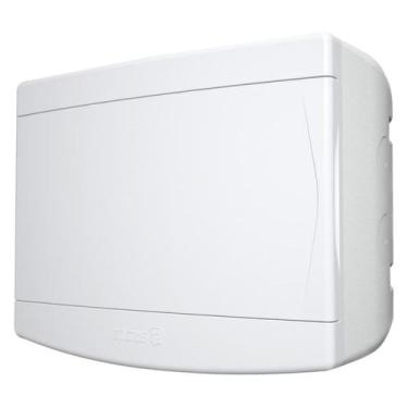 Imagem de Caixa de Distribuição Sobrepor 6UL/8DIN PVC sem Barramentro IP-40 Tigr