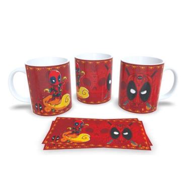 Imagem de Canecas de Porcelana Personalizadas Dia dos Mortos - Estampa Sublimada