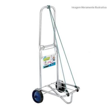 Imagem de Carrinho Para Carga Dobrável Reforçado Passerini 60 Kg 242-6 - passeri