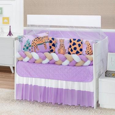 Imagem de Kit Berço Americano Nacional Astronauta Menino Marinho 11 Peças - Coro