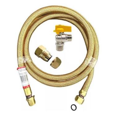 Imagem de Kit Instalação Fogão Cooktop Gás Encanado Rua Gn 1,2m 190006 - Hidroga
