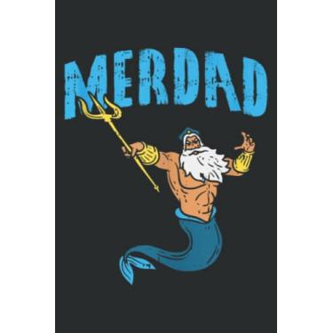 Imagem de d Neptune Mermaid Security Family Matching Dad Men Gift Funny: DOG JOURNAL - 6" x 9", 100 Pages: Wide Ruled Paper Notebook Journal | Pretty Wide ... for Home School College for Writing Notes.