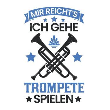 Imagem de Trompetist Notizbuch: Mir reicht's Ich gehe Trompete spielen Trompetist / 6x9 Zoll / 120 gepunktete Seiten Seiten
