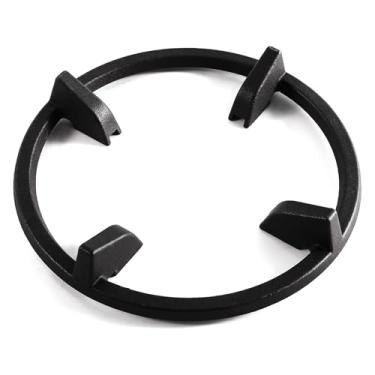 Imagem de Anel Wok esmaltado para Samsung NX58H5650WS, NX58H5600SS, NX58H9500WS, NY58J9850WS, Frigidaire FPGF3077QF, GE Appliances JGBS66REKSS, Whirlpool WFG320M0BB, WFG505M0B, KitchenAid KSGG700ESS, KFGD500ESS