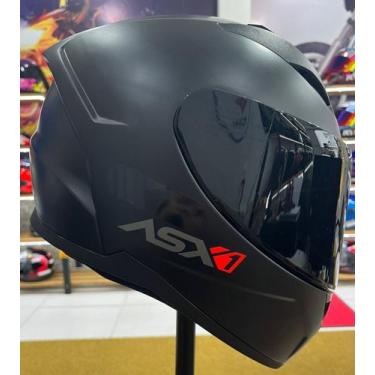 Imagem de Capacete Sportivo ASX City Solid Matte Preto, Preto fosco