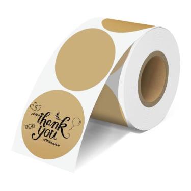 Imagem de Etiquetas Térmicas JOYIT 2" - 600 Unidades - Marrom