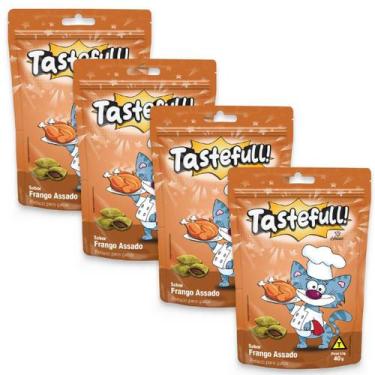 Imagem de Hana Tastefull Para Gatos Kit 4 Un Sabor Frango 40g