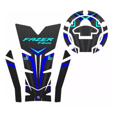 Imagem de Adesivo Protetor Tanque E Bocal Fazer 250 2024 Fz25 Ktb211 - Resitank