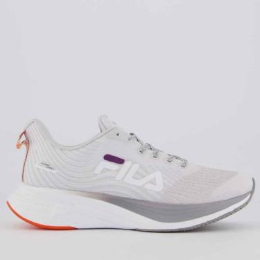 Imagem de Tênis Fila Racer Curve 2 Feminino Cinza e Roxo, 37