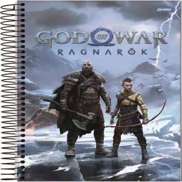 Imagem de Caderno Espiral 10 Matérias God of War Jandaia