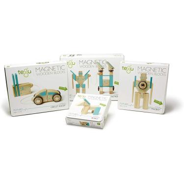 Imagem de Tegu Magbot Blocos de Madeira Magnéticos - 9 peças