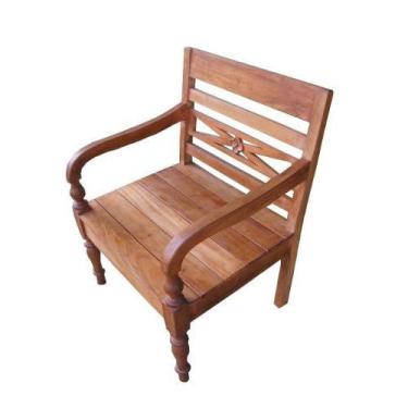 Imagem de Poltrona Bárbara Em Madeira De Demolição - Cód 1293