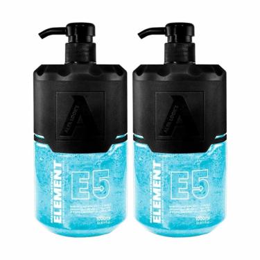 Imagem de Kit 2X Shaving Gel De Barbear Element E5 1000Ml Alfa Looks