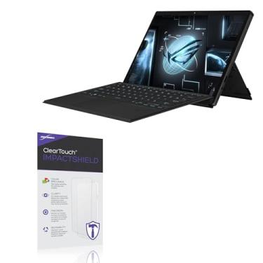 Imagem de BoxWave Protetor de tela compatível com ASUS ROG Flow Z13 2023 (13,4 polegadas) - ClearTouch ImpactShield (pacote com 2), película flexível impenetrável