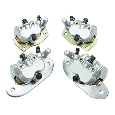 Imagem de M MATI Paquímetros de freio dianteiro traseiro esquerdo direito todos os quatro para Yamaha Side by Side Rhino 700 YXR700 2008-2013 5B4-2580T-01-00 5B4-2580U-01-00 5B4-2580V-00-00 5B4-2580W-00-0-00000000