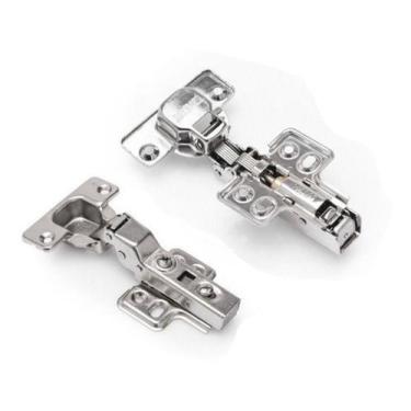 Imagem de KIT 10un-DOBRADIÇA COM AMORTECEDOR 35mm (RETA/CURVA) PARA ARMARIO-TEN,