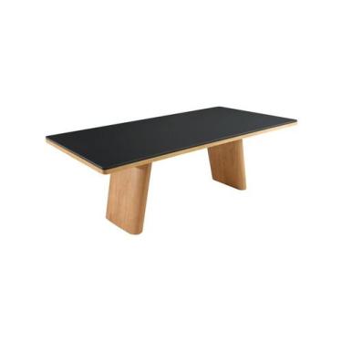 Imagem de Mesa de Jantar Laminada Vidro Madri-2,0x1,0m Requinte Salas