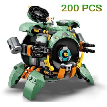 Imagem de Brinquedo de montar e construir tipo lego overwatch bloco de construçã