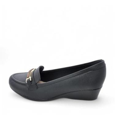 Imagem de Sapato Feminino Modare Anabela REF: 7014287 NAPA FLOATHER, 38, Preto