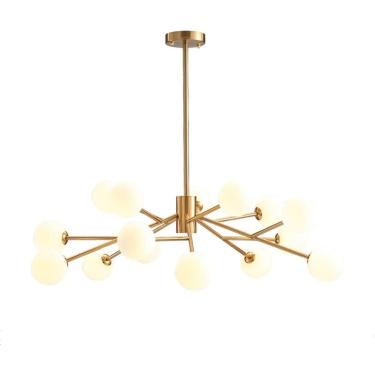 Imagem de Candelador de meados do século 18 luzes Sputnik lustre