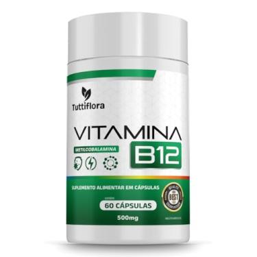 Imagem de Vitamina B12 (Metilcobalamina) 60 Cápsulas Tuttiflora