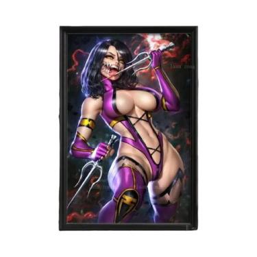 Imagem de Sexy Mileena Anime Poster Mortal Kombat Jade Cassie Cage Cartoon Nude 