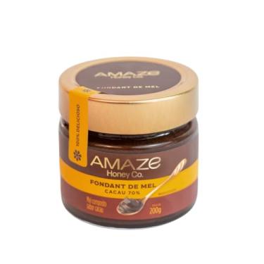 Imagem de Fondant de Mel com Cacau 70% 200g Amaze Honey Creme de Mel Natural com Cacau, Sem Açúcar Refinado, Clean Label, Fonte de Energia Limpa, Ideal para Pré-Treino, Lanches e Sobremesas